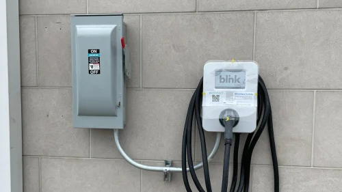 EV charger installation service