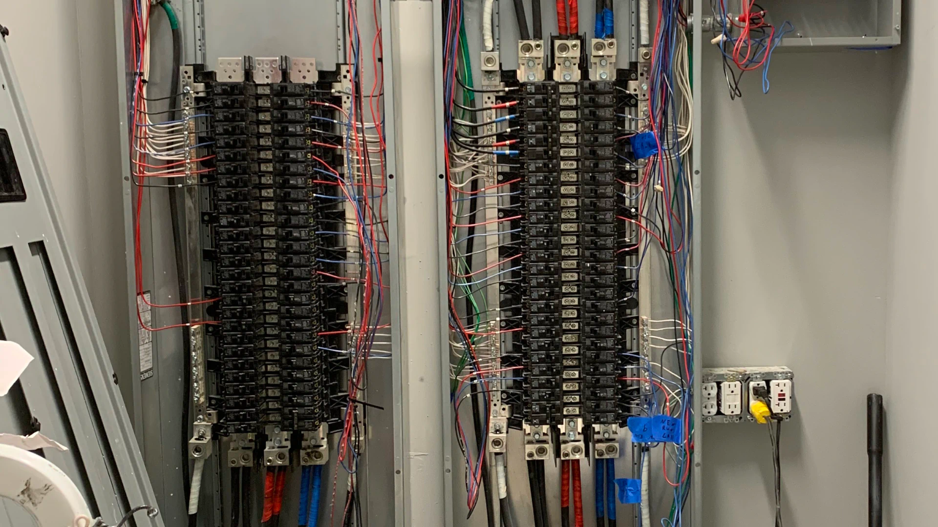 electrical panel and power distributions